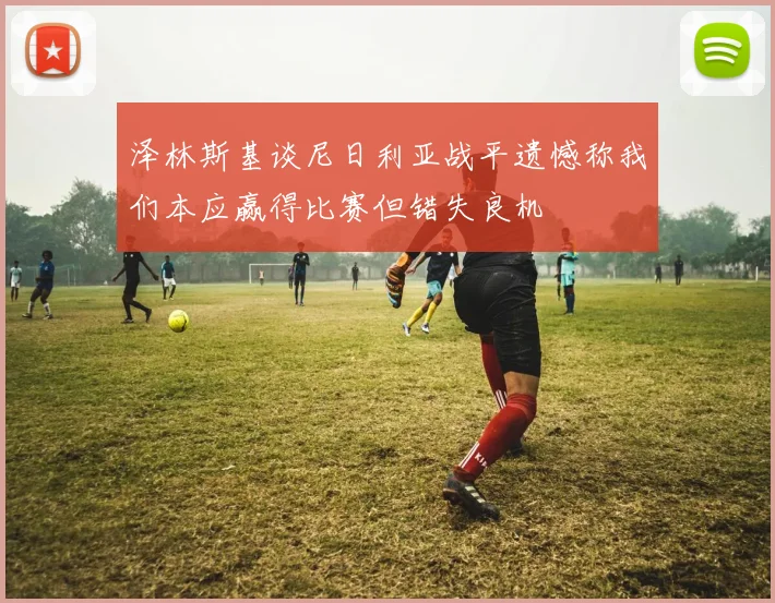 泽林斯基谈尼日利亚战平遗憾称我们本应赢得比赛但错失良机